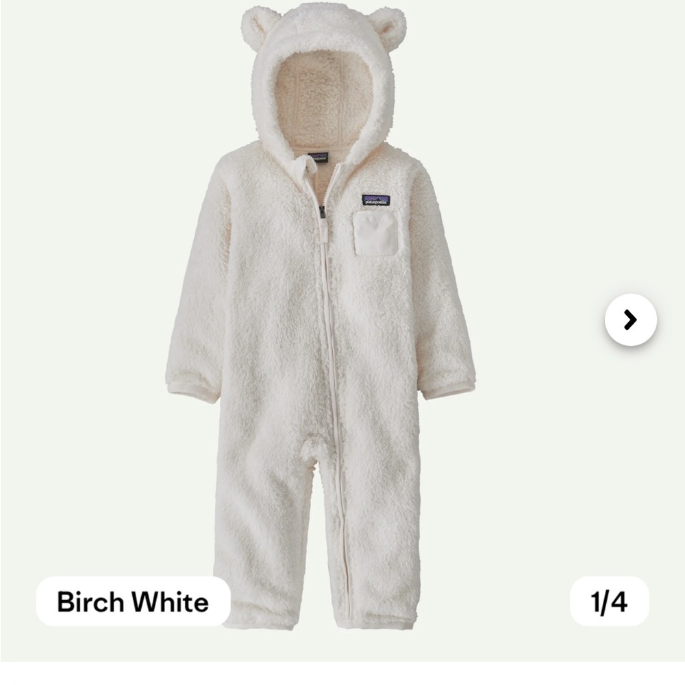 Patagonia Baby Furry Friends Fleece Bunting